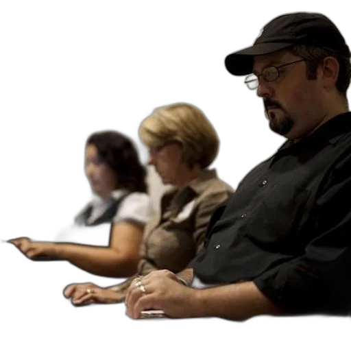 staff, 3d render, concept art, man transparent PNG cut-out