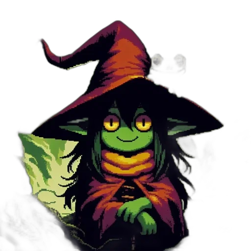 mask, hat, staff, creature transparent PNG cut-out
