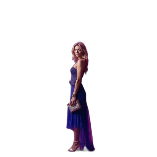 dress, staff, umbrella, jewelry transparent PNG cut-out