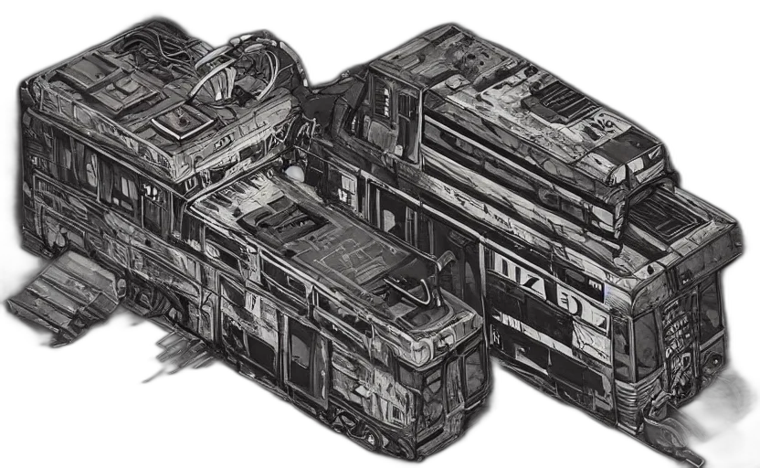 weapon, car, concept art, 3d render transparent PNG cut-out