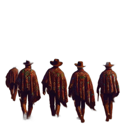 jacket, hat, staff, concept art transparent PNG cut-out