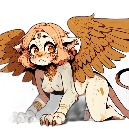 creature, concept art, fantasy art, anime transparent PNG cut-out