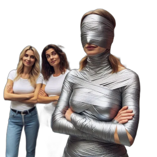 mask, robot, dress, face transparent PNG cut-out