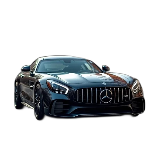 car, 3d render, photorealistic, mercedes transparent PNG cut-out