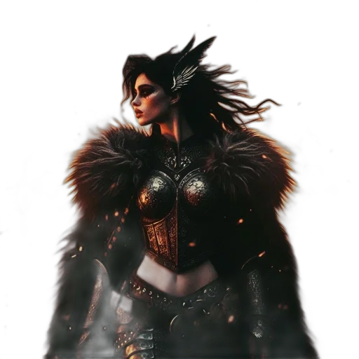 fantasy art, concept art, comic book art, 3d render transparent PNG cut-out