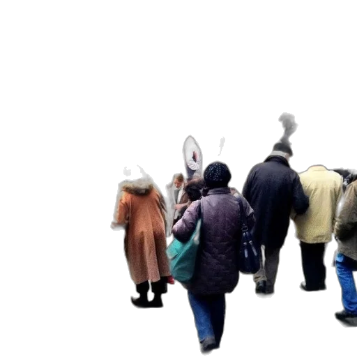 umbrella, mask, staff, jacket transparent PNG cut-out