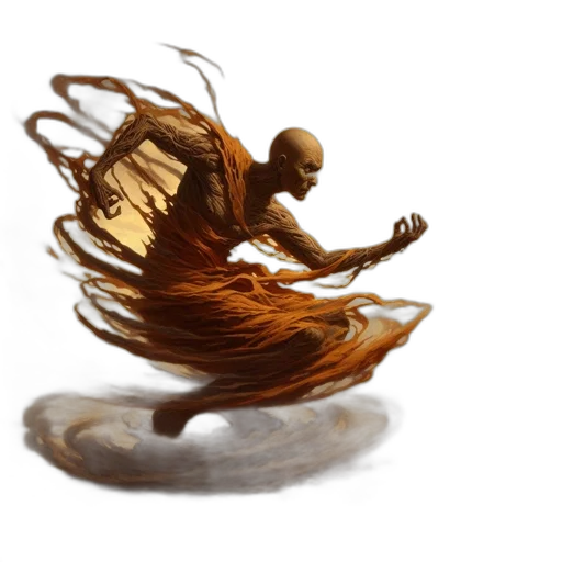 hair, creature, dress, mask transparent PNG cut-out