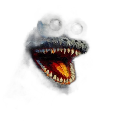 dragon, creature, face, mask transparent PNG cut-out