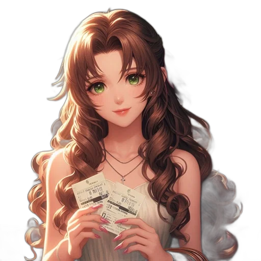 dress, jewelry, face, staff transparent PNG cut-out
