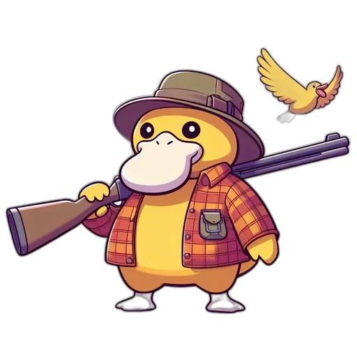weapon, staff, animal, jacket transparent PNG cut-out