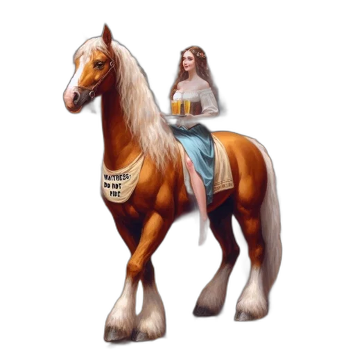 animal, concept art, fantasy art, 3d render transparent PNG cut-out