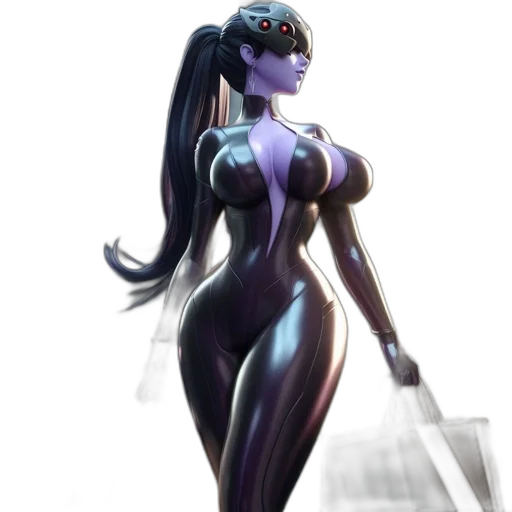 robot, dress, staff, concept art transparent PNG cut-out