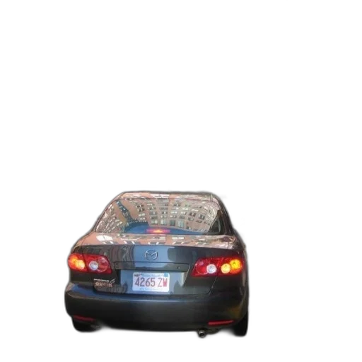 car, umbrella, jacket, 3d render transparent PNG cut-out