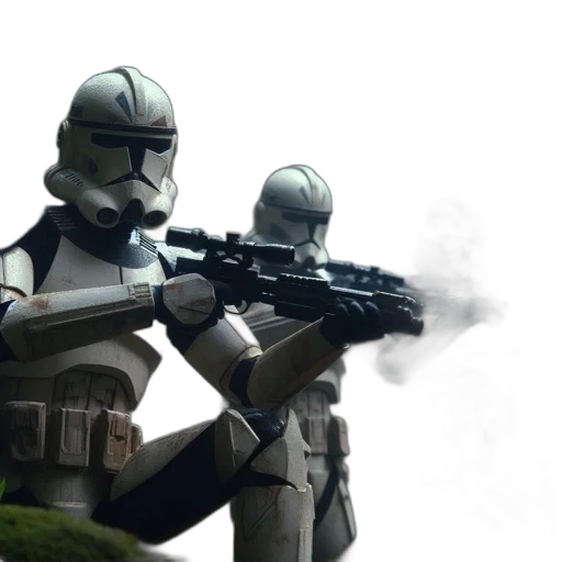 weapon, concept art, 3d render, clone transparent PNG cut-out