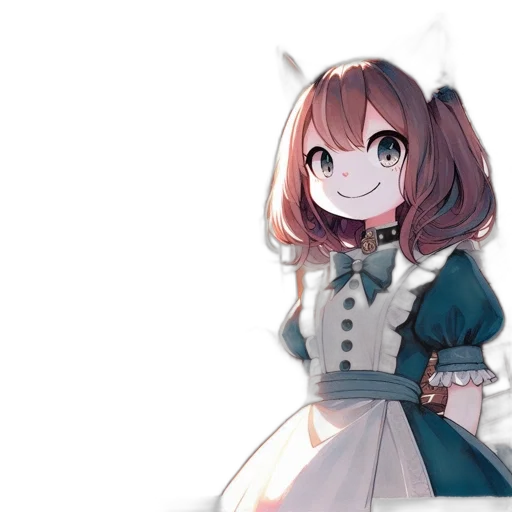 dress, robot, staff, creature transparent PNG cut-out