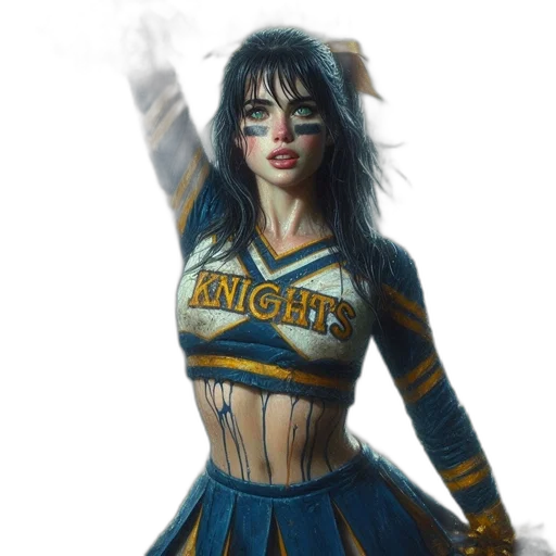 fantasy art, concept art, comic book art, cyberpunk transparent PNG cut-out
