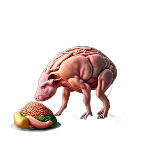 food, creature, animal, robot transparent PNG cut-out