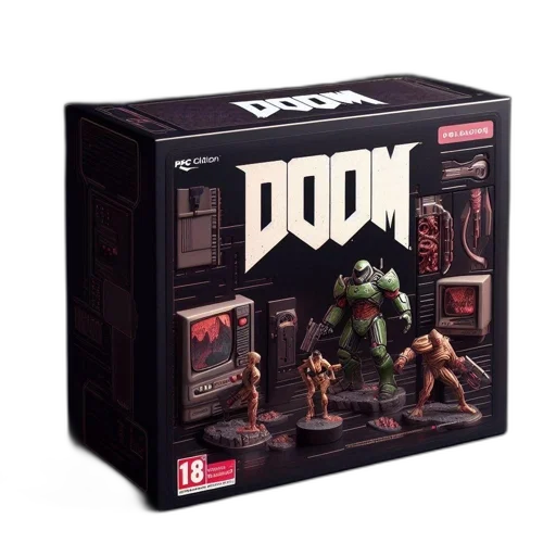 concept art, doom, collector, edition transparent PNG cut-out