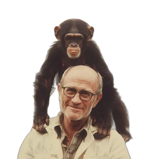 animal, staff, jacket, elderly transparent PNG cut-out