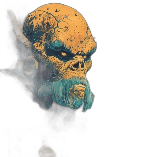 mask, face, creature, concept art transparent PNG cut-out
