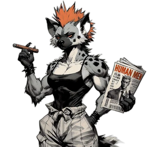 animal, weapon, comic book art, concept art transparent PNG cut-out