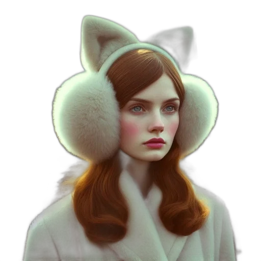 hat, staff, face, creature transparent PNG cut-out