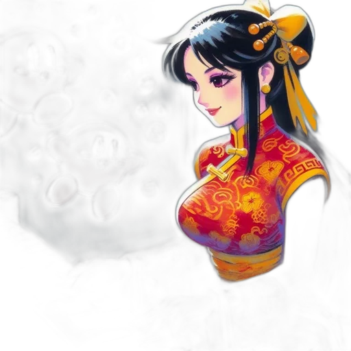 dress, dragon, fantasy art, concept art transparent PNG cut-out