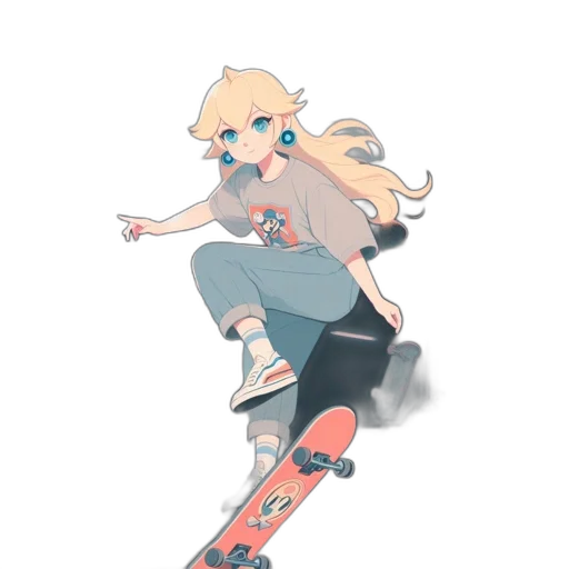 dress, robot, staff, weapon transparent PNG cut-out