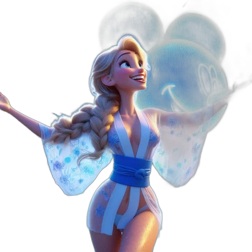 dress, concept art, fantasy art, 3d render transparent PNG cut-out