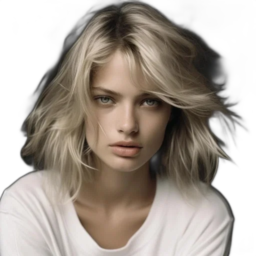 hair, face, jewelry, crown transparent PNG cut-out