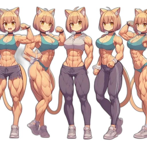 animal, anime, concept art, pixel art transparent PNG cut-out