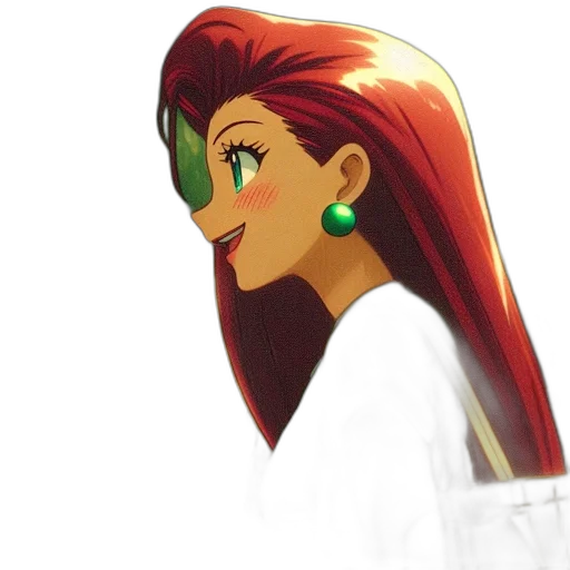 hair, face, crown, jewelry transparent PNG cut-out