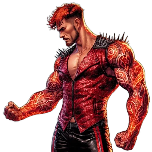 comic book art, concept art, cyberpunk, fantasy art transparent PNG cut-out