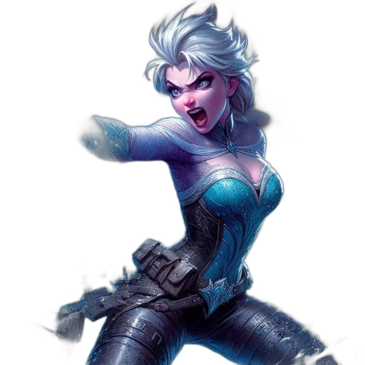concept art, comic book art, fantasy art, cyberpunk transparent PNG cut-out