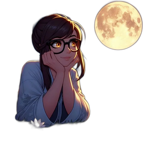 staff, face, anime, concept art transparent PNG cut-out