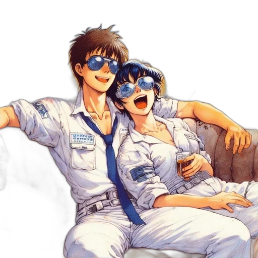 watercolor, anime, concept art, comic book art transparent PNG cut-out