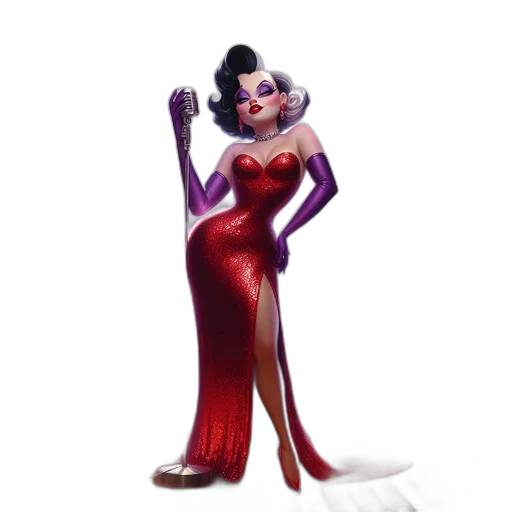 dress, concept art, 3d render, cartoon transparent PNG cut-out