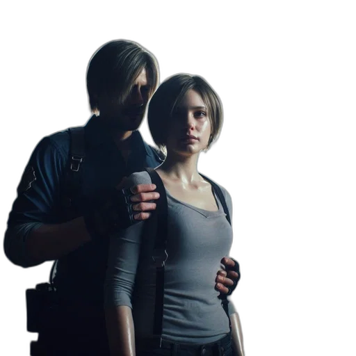 jacket, weapon, concept art, cyberpunk transparent PNG cut-out