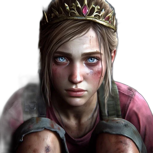 crown, face, weapon, sword transparent PNG cut-out