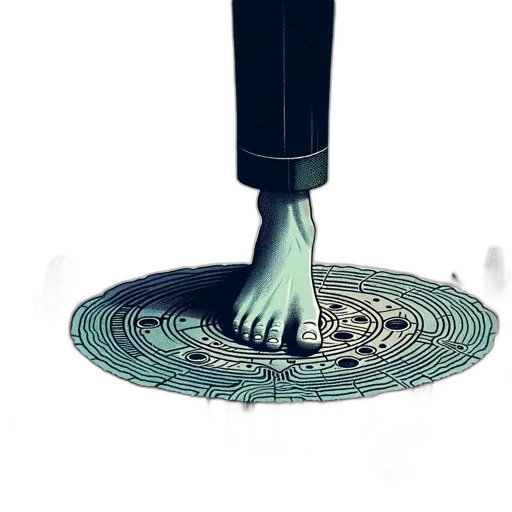 shoes, robot, mask, creature transparent PNG cut-out