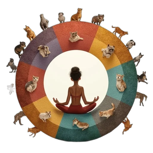 concept art, earth tones, animals, pets transparent PNG cut-out