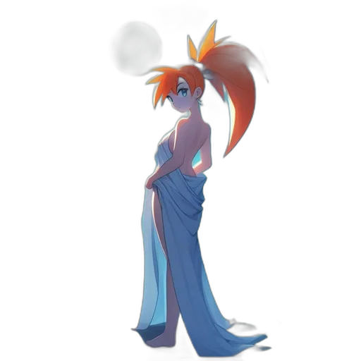 dress, staff, crown, dragon transparent PNG cut-out
