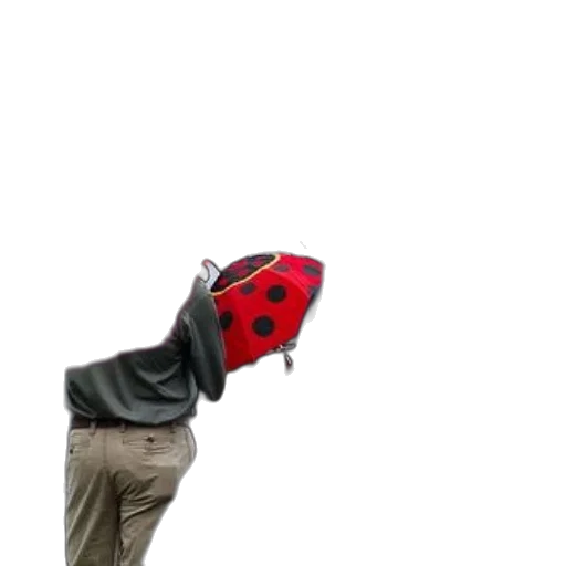umbrella, hat, shoes, staff transparent PNG cut-out