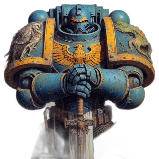 robot, staff, face, weapon transparent PNG cut-out