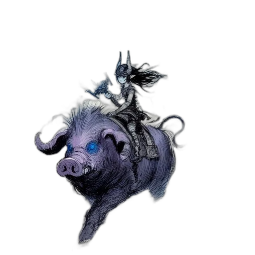 dragon, creature, animal, hair transparent PNG cut-out