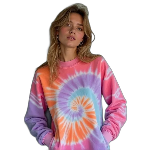 jacket, dress, vaporwave, neon transparent PNG cut-out