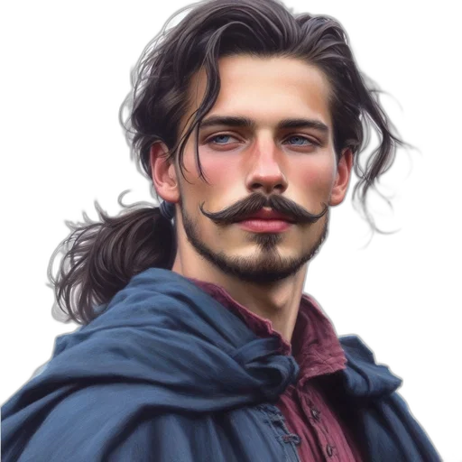 face, hair, mask, dragon transparent PNG cut-out