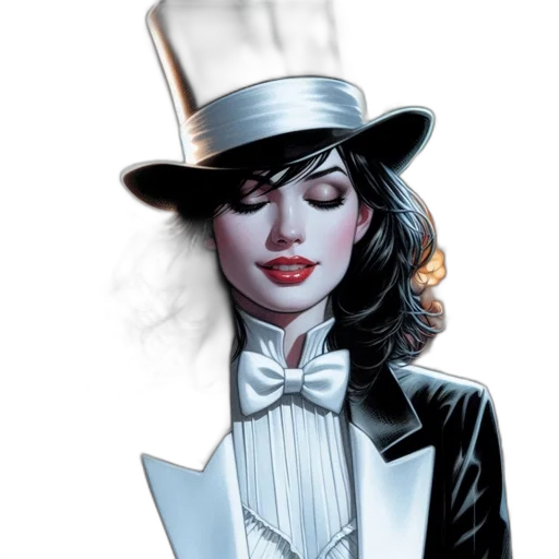 hat, comic book art, concept art, cartoon transparent PNG cut-out
