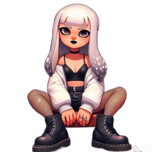 dress, jacket, weapon, creature transparent PNG cut-out