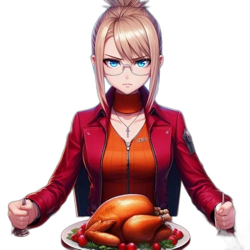 food, animal, jacket, pixel art transparent PNG cut-out